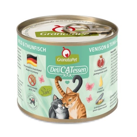 GRANATAPET DeliCATessen Venison and tuna - wet cat food - 200g