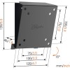 Vogels | Wall mount | MA1010-A1 | Tilt | 17-26 