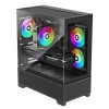 Case|XILENCE|XG172|MidiTower|Case product features Fan control panel/Transparent panel|Not included|Colour Black|XG172