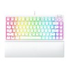 Razer | BlackWidow V4 75% | White | Gaming keyboard | Wired | US | Mechanical Switches