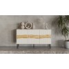 Cama INSERTO 3D chest of drawers 143.5x40x80 cashmere + LED