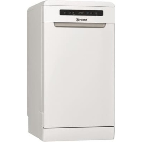 Dishwasher | DSFO 3T224 C | Free standing | Width 45 cm | Number of place settings 10 | Number of programs 9 | Energy efficiency class E | Display | White