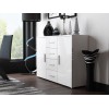 Cama living room sideboard UNI WHITE white/white gloss