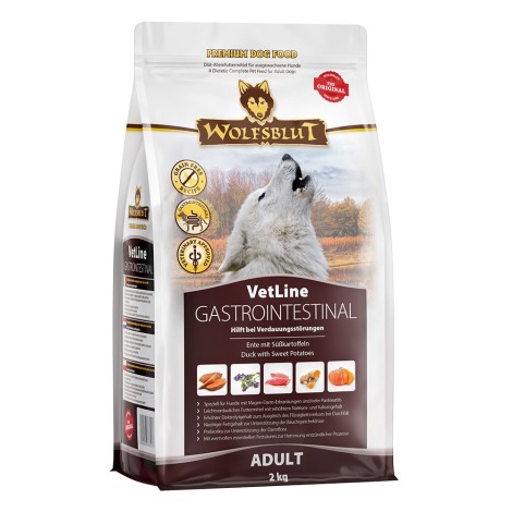 Wolfsblut VetLine Gastrointestinal 2 kg Adult Duck, Sweet Potato