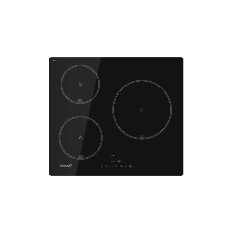 Cata IB 6403 E2 BK Hob, Induction, Width 59cm, 4 cooking zones, Touch control, Black