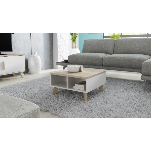 Cama LOTTA 60 coffee table white/sonoma ...