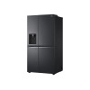 LG | Refrigerator | GSLV71MCLE | Energy efficiency class E | Free standing | Side by side | Height 179 cm | No Frost system | Fridge net capacity 416 L | Freezer net capacity 219 L | 36 dB | Matte Black