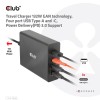 MOBILE TRAVEL CHARGER USB-C/132W GAN CAC-1906 CLUB3D