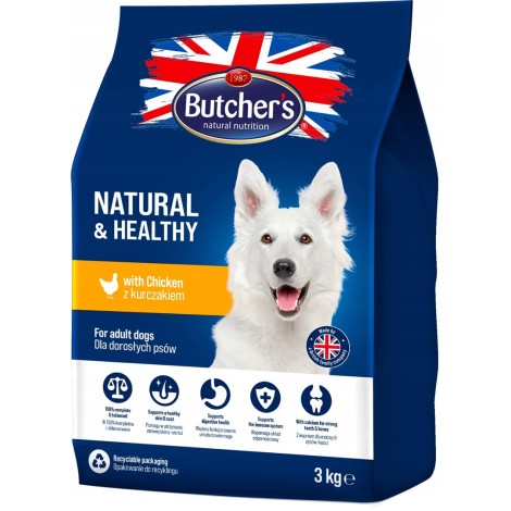 BUTCHER'S with chicken 3kg - dry dog food