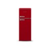 ETA | Refrigerator | ETA253490030E Storio retro | Energy efficiency class E | Free standing | Double Door | Height 148.2 cm | Fridge net capacity  170 L | Freezer net capacity 45 L | 44 dB | Red