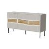 Cama INSERTO 3D chest of drawers 143.5x40x80 cashmere + LED