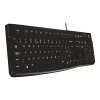 LOGI K120 Corded Keyboard black OEM RUS