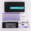 HERO84 HE White+Purple+Gradient+LIGHT JadeKing RGB AULA gasket keyboard