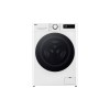 LG | Washing machine with dryer | F4DR510S0W | Energy efficiency class A-10%/D | Front loading | Washing capacity 10 kg | 1400 RPM | Depth 57 cm | Width 60 cm | Display | LED | Drying system | Drying capacity 6 kg | Steam function | Direct drive | White