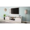 RTV GRANERO cabinet 200x56.7x35 white/gloss white