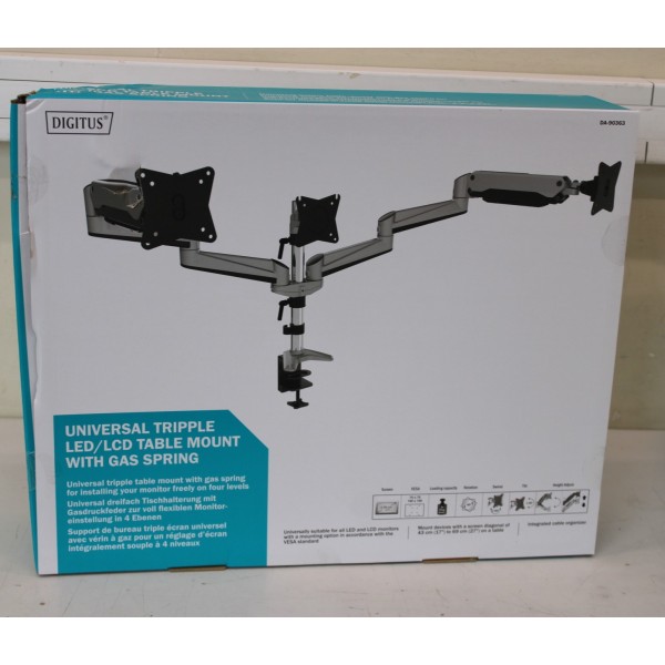SALE OUT. DIGITUS Triple monitor mount, ...