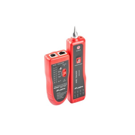 Lanberg NT-0501 network cable tester Black, Red