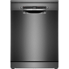 Dishwasher | SMS4EMC06E | Free standing | Width 60 cm | Number of place settings 14 | Number of programs 6 | Energy efficiency class B | Display | AquaStop function | Black inox