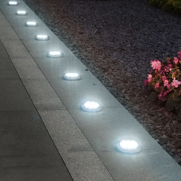 Maclean MCE318 LED Solar Pathway Lights ...