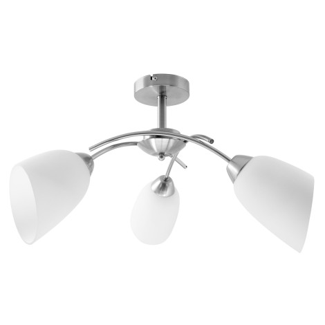 Activejet Classic chandelier pendant ceiling lamp NIKITA nickel triple 3xE27 for living room