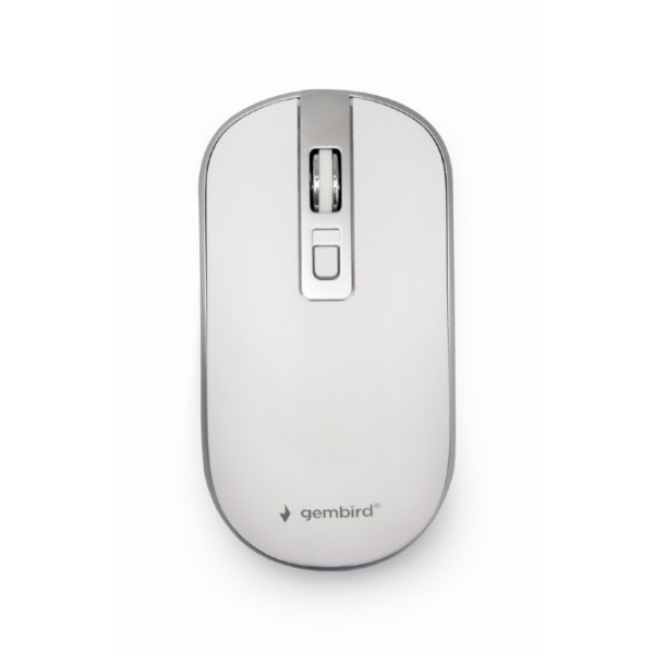 MOUSE USB OPTICAL WHITE/SILVER/MUS-4B-06-WS GEMBIRD