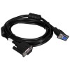 Lanberg CA-VGAC-10CC-0018-B+ VGA cable 1.8 m VGA (D-Sub) Black