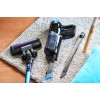 Blaupunkt VCH602BL stick vacuum/electric broom 2-in-1 stick vacuum Battery Dry Cyclonic Bagless 0.7 L 135 W Black, Blue