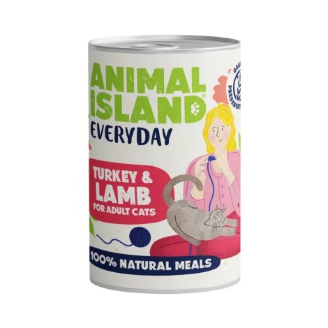 ANIMAL ISLAND Everyday Turkey and lamb - wet cat food - 400g