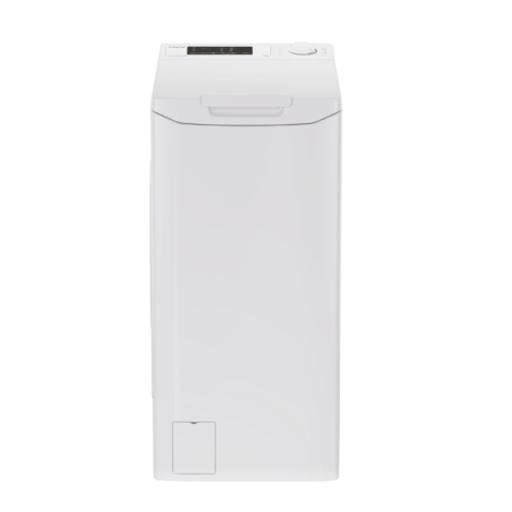 Candy Washing Machine | TCA063D3-S | Energy efficiency class C | Top loading | Washing capacity 6 kg | 1000 RPM | Depth 60 cm | Width 41 cm | Display | Digit | White
