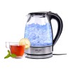 Adler | Kettle | AD 1225 | Standard | 2000 W | 1.7 L | Glass | 360° rotational base | Transparent/Stainless steel