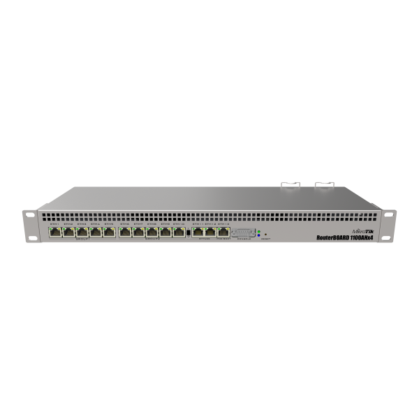 Mikrotik Wired Ethernet Router RB1100x4, 1U ...