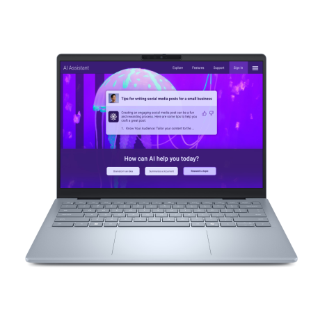 Dell Plus 14 AG 2.5K Ultra 9 288V/32GB/1TB/Intel Arc/Win11 Pro/ENG backlit kbd/FP/Ice Blue/3Y Basic OnSite Warranty | Dell