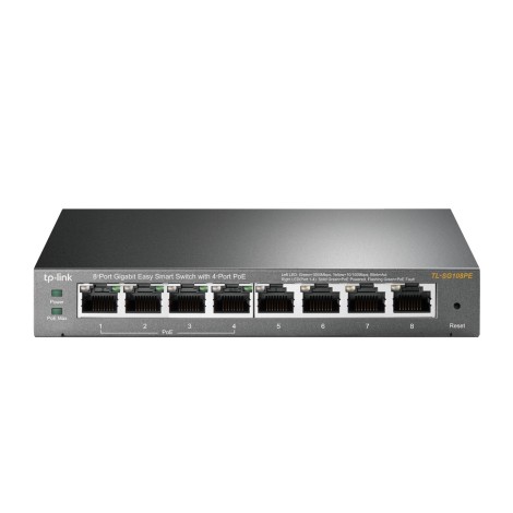 Switch|TP-LINK|8x10Base-T / 100Base-TX / 1000Base-T|PoE ports 4|TL-SG108PE