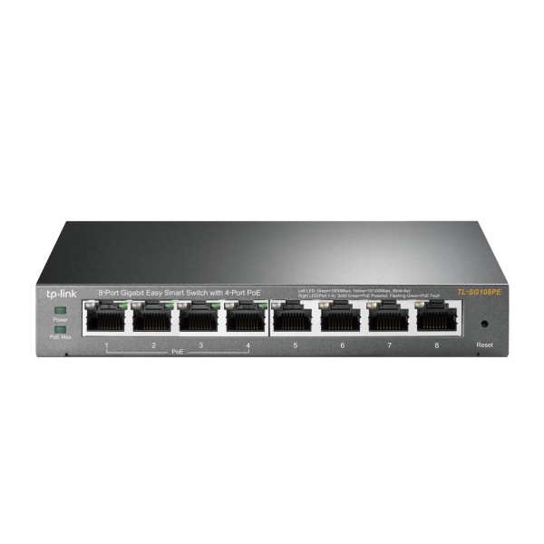 Switch|TP-LINK|8x10Base-T / 100Base-TX / 1000Base-T|PoE ports ...