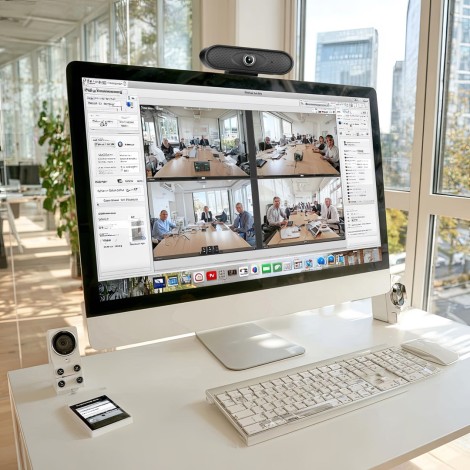 USB Nano RS RS680 HD 1080P (1920x1080) webcam with built-in microphone,