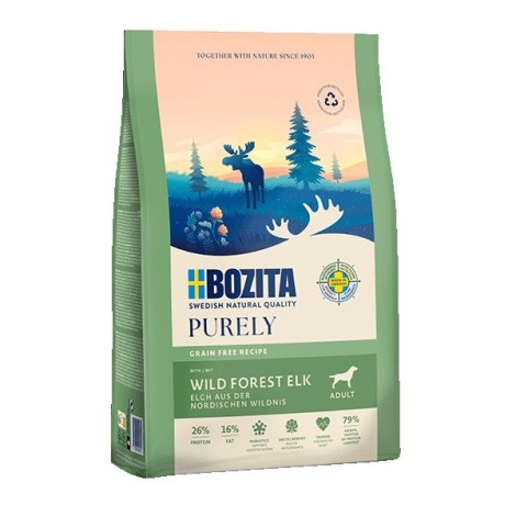 BOZITA Purely Adult Elk - dry dog food - 11kg