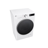 LG F2DR508S1W Washing machine, A-10%, Front loading, Washing capacity 8 kg, Depth 47.5 cm, White