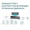Switch|TP-LINK|TL-SG1006PP|Desktop/pedestal|6x10Base-T / 100Base-TX / 1000Base-T|PoE+ ports 4|TL-SG1006PP