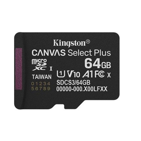 MEMORY MICRO SDXC 64GB UHS-I/SDCS3/64GBSP KINGSTON