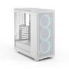 Fractal Design Case | Epoch | White TG RGB Clear Tint | ATX | Power supply included No