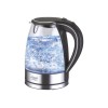 Adler | Kettle | AD 1225 | Standard | 2000 W | 1.7 L | Glass | 360° rotational base | Transparent/Stainless steel