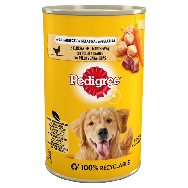 Pedigree with chicken and carrots in ...