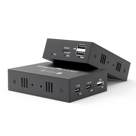 Techly IDATA HDMI-KVM4 KVM extender Transmitter & receiver