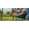 Outwell Canmore M Medium Size Table for Day Trips, Black/Grey | Outwell