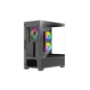 Case|XILENCE|XG172|MidiTower|Case product features Fan control panel/Transparent panel|Not included|Colour Black|XG172