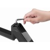 Gembird MA-DA3-01 monitor mount / stand 68.6 cm (27") Black Desk