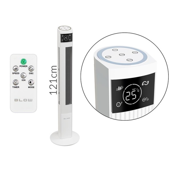 Column fan XXL 90W White