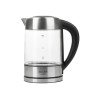 Adler AD 1247 NEW electric kettle 1.7 L 2200 W Black, Stainless steel, Transparent
