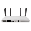 MikroTik Cloud Router Switch 418-8P-8G-2S+5axQ2axQ-RM with RouterOS L5 rackmount case