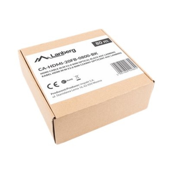 LANBERG HDMI M/M cable 80m optical ...